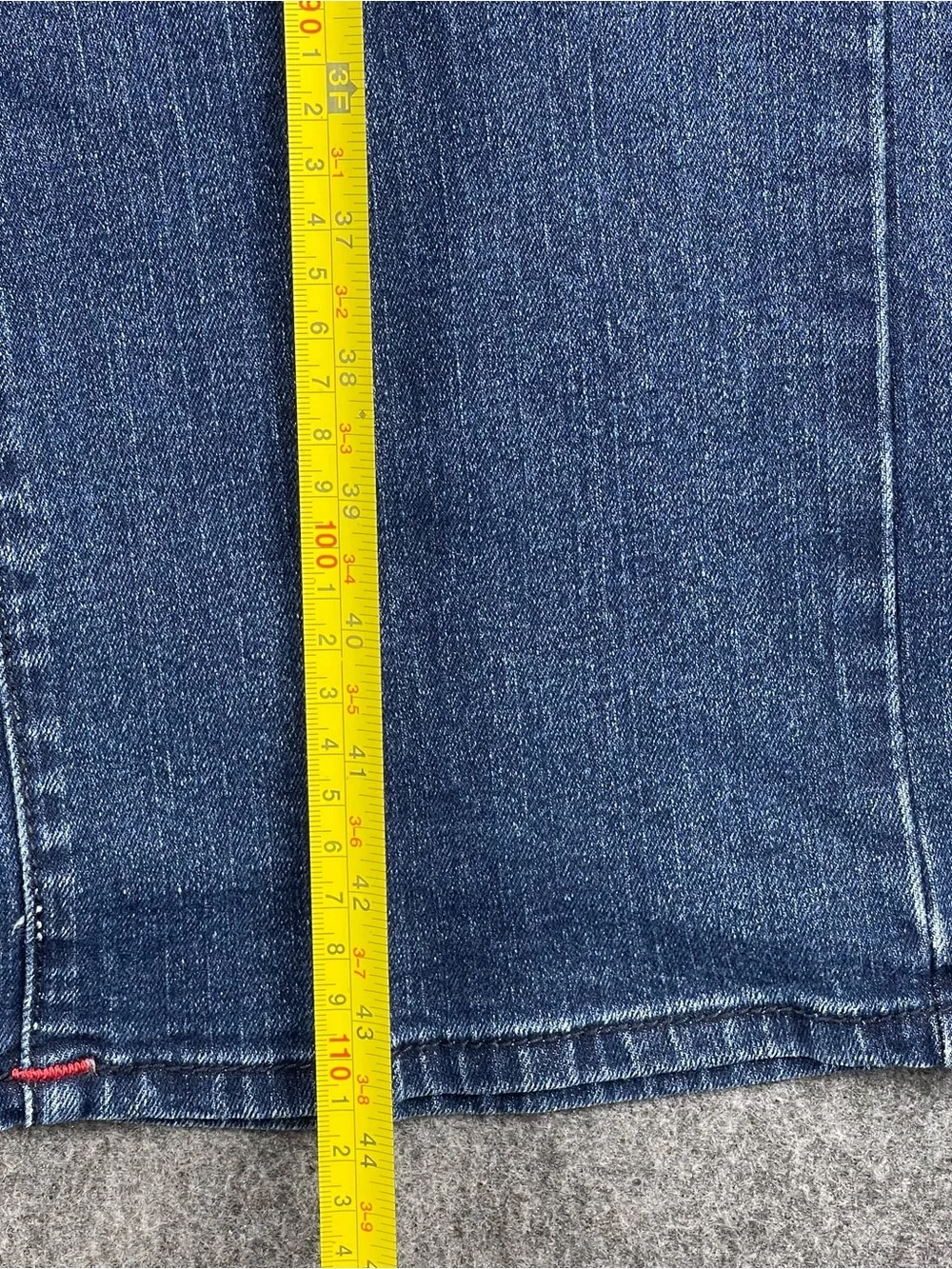 True Religion Men's 36x33 Ricky Relaxed Straight Leg Dark Wash Blue Jeans